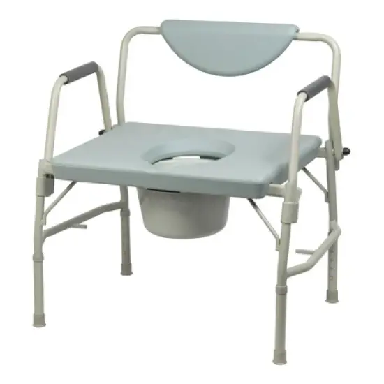 McKesson Bariatric Commode Chair Portable Toilet, 1 Count image {2}