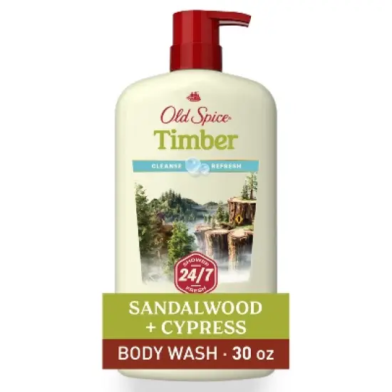 Old Spice Men's Body Wash Timber with Sandalwood - 30 fl oz image {11}