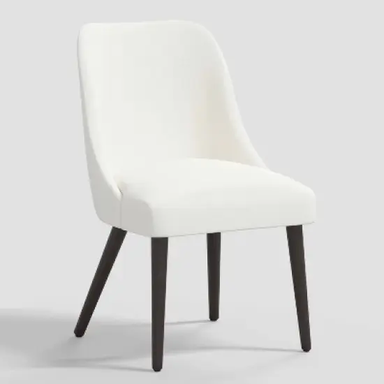 Geller Modern Dining Chair in Textured Linen Zuma - Threshold&trade; image {13}
