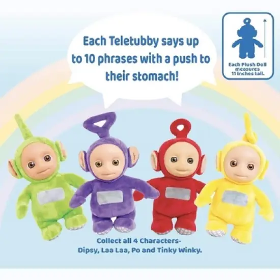 Mighty Mojo Teletubbies Talking Plush Dipsy Doll 11" image {2}