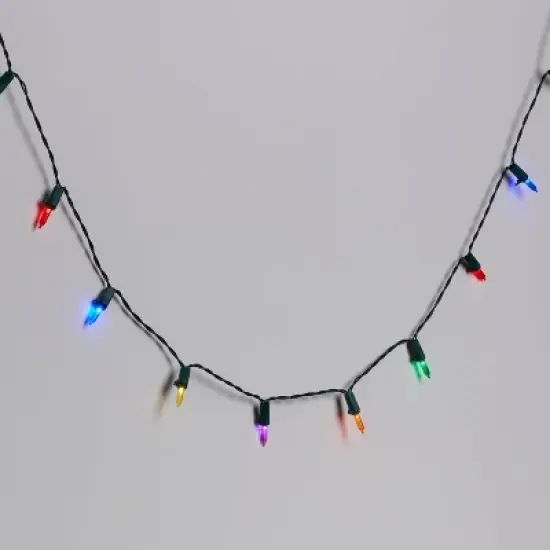 50ct Solar LED Christmas Indoor Outdoor Mini String Lights with Green Wire - Wondershop&trade; image {5}