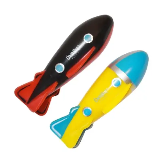 CocoNut Outdoor Torpedo Racers Dive Toys - 6-Pack Assortment (2 Whales, 2 Submarines, 2 Tropical Fish) image {3}