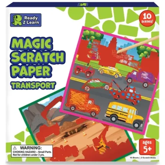 READY 2 LEARN&trade; Magic Scratch Paper, Transport image {9}