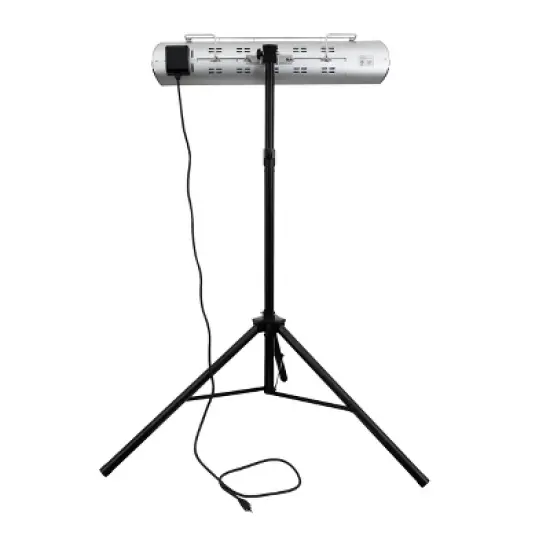 Kenmore Carbon Infrared 1500W Electric Patio Heater with Tripod & Remote Silver image {9}