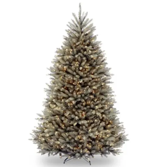 National Tree Company Pre-Lit Dunhill Blue Fir Artificial Christmas Tree with Clear Lights image {3}