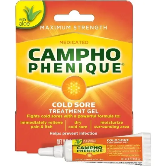 Campho Phenique Cold Sore Gel 0.23oz image {8}