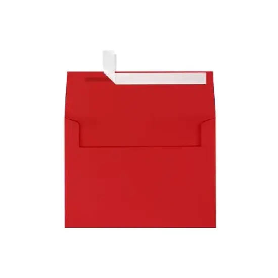 LUX A7 Invitation Envelopes 5 1/4 x 7 1/4 50/Box Ruby Red EX4880-18-50 image {1}