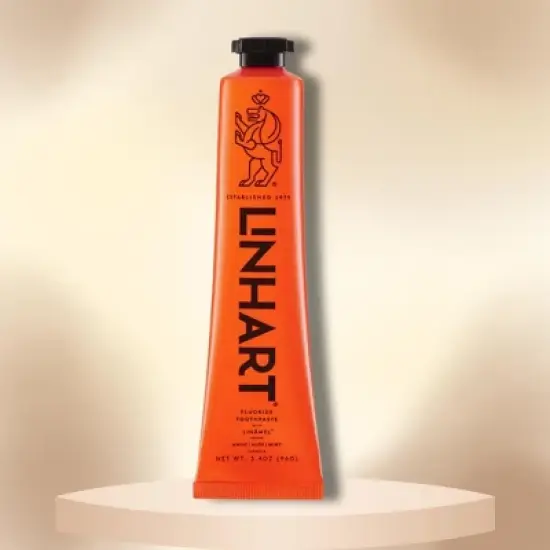 Linhart Fluoride Toothpaste W/ Linamel | feeling clean and refreshed! | (3.4oz) - Anise Aloe Mint image {2}