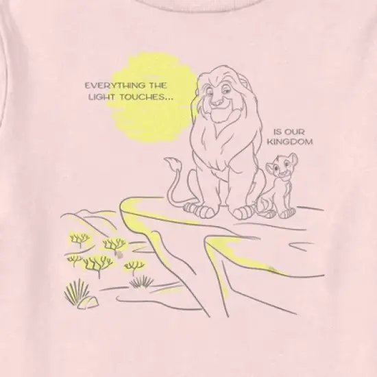 Toddler's Lion King Our Kingdom Outline T-Shirt image {1}