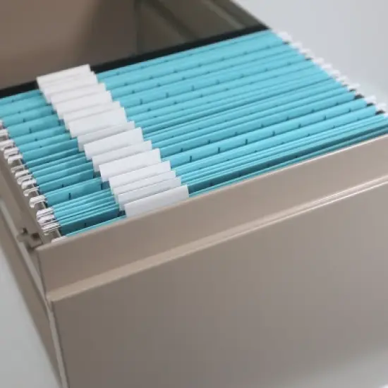 Smead Hanging File Folder with Tab, 1/5-Cut Adjustable Tab, Letter Size, 25 per Box image {5}