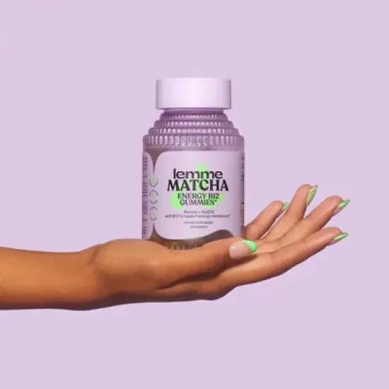 Lemme Matcha Energy B12 Vegan Gummies - 60ct image {1}