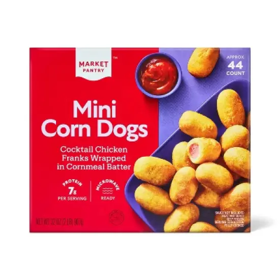 Mini Corn Dogs Frozen - 32oz - Market Pantry&trade; image {4}
