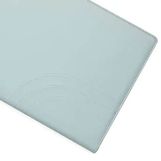 Altitude Padfolio 8.5"x10.5" Vegan Leather Seafoam Blue Debossed Arch image {6}