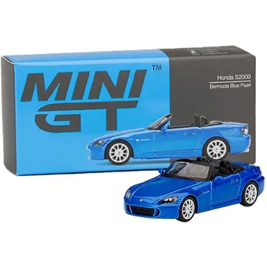 Honda S2000 (AP2) Convertible Laguna Blue Pearl Limited Edition to 3000 pieces 1/64 Diecast Model Car by True Scale Miniatures image {3}