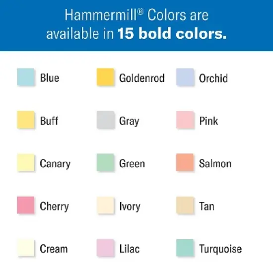 Hammermill Colors Paper 20 lbs 8.5 x 11 102905 image {6}