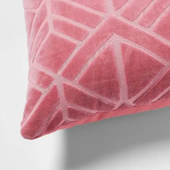 Euro Carved Velvet Jacquard Decorative Throw Pillow - Threshold&trade; image {3}
