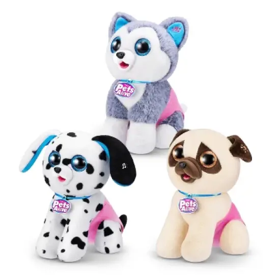 Pets Alive Pooping Puppies Interactive Plush by ZURU image {1}