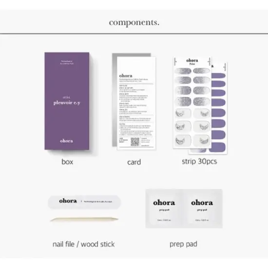 Ohora Gel Nail Design Line - Goblin Moon - 30ct image {2}