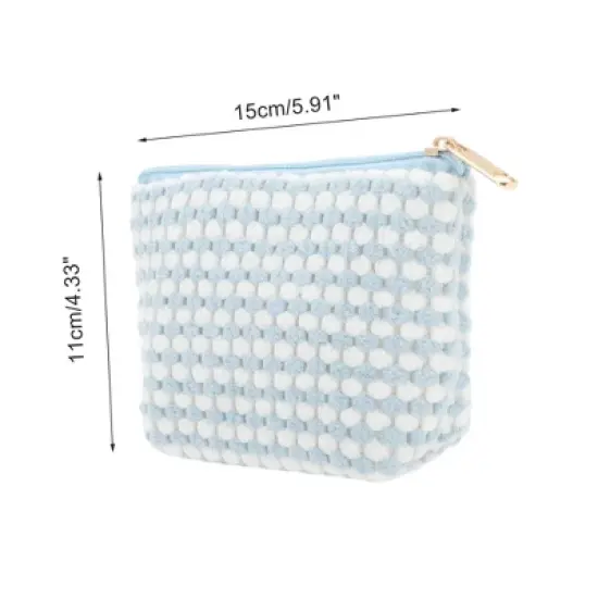 Unique Bargains Travel-friendly Triangle Makeup Bag 1 Pc image {1}