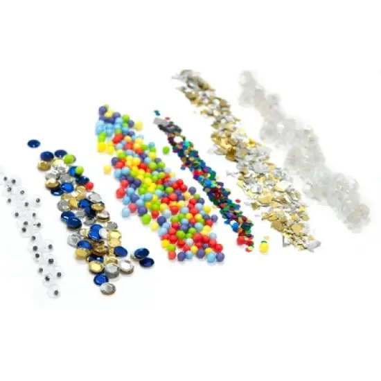 Slimygloop Mix'Ems DIY Slime Kit For Kids | Includes 10 Slime Colors & 8 Mix-Ins image {2}