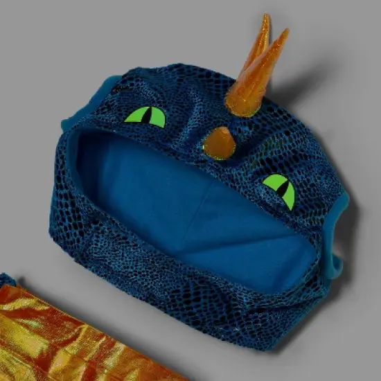 Halloween Full Body Metallic Dragon Glow Eyes Cat and Dog Costume - Hyde & EEK! Boutique&trade; image {3}