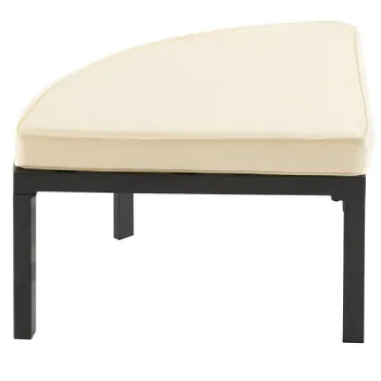 Outdoor Modular Sectional Sofa Set with Coffee Table, Ottoman, Cushions image {13}