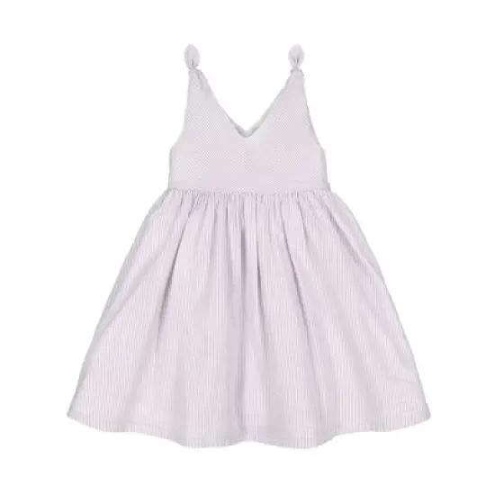 Hope & Henry Girls' Bow Shoulder Swing Dress, Toddler image {2}