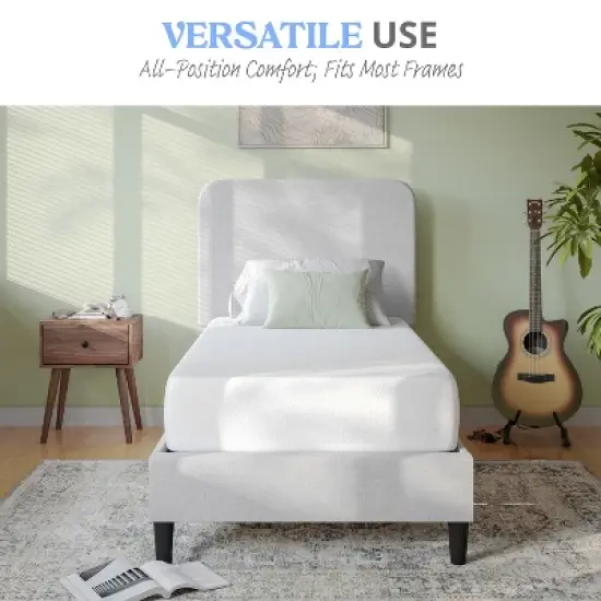 Emma and Oliver 4-Layer Memory Foam Mattress in a Box with Green Tea Infusion, Air Circulation, Cooling Gel, and CertiPUR-US Certified Foam image {1}