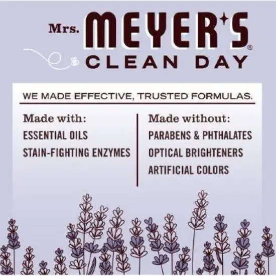 Mrs. Meyer's Clean Day Lavender Ultra Concentrated Laundry Detergent - 24.3 fl oz image {3}
