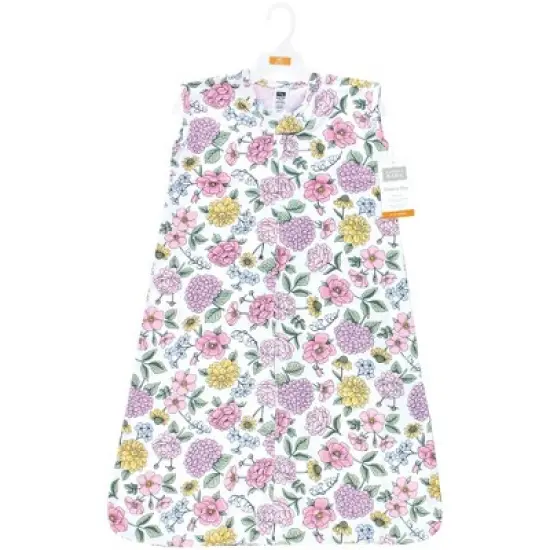 Hudson Baby Infant Girl Cotton Sleeveless Wearable Sleeping Bag, Sack, Blanket, Vintage Blossom image {1}