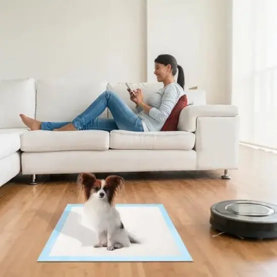 Racxily 50Pcs/Set Dog Training Pads Puppy Pee Pads Cat Wee Mats Potty-Train 24x18In M image {7}