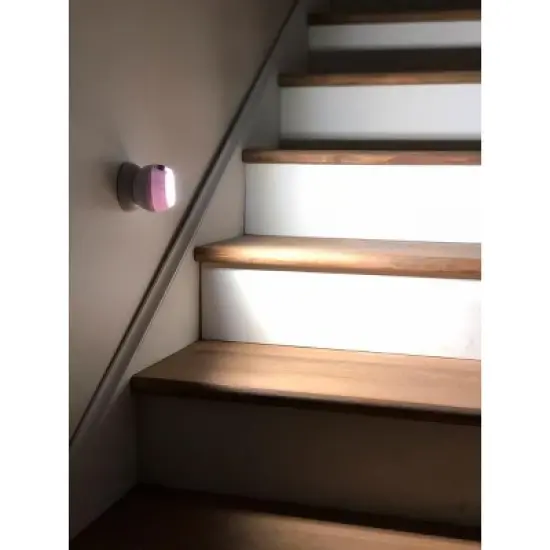 Flipo Revolution Motion Sensing Rotatable Magnetic Spotlight With Magnetic Base Peel Stick Tabs & Hanging Keyhole Slot - Set of 3 image {2}