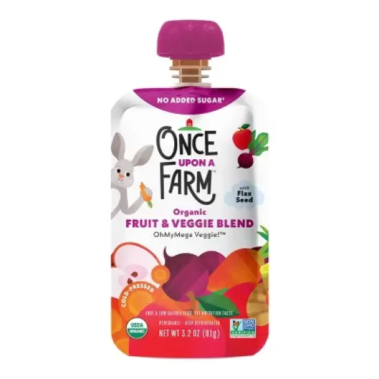 Once Upon a Farm Fruit & Veggie Variety Pack - 12.8oz/4ct image {1}