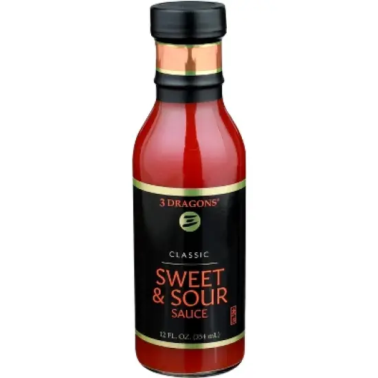 3 Dragons Classic Sweet and Sour Sauce - Case of 6 - 12 fl oz image {1}