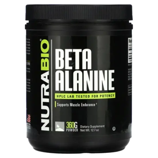 NutraBio Beta Alanine, 12.7 oz image {4}