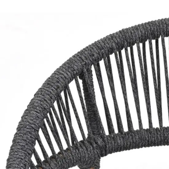 Decksplore Dinner table set, Modern 6-Seater Rectangle Non-Extension, 7 PCS Outdoor set in aluminium for Dinner, Party image {6}