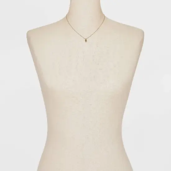 Teardrop Pendant Necklace - A New Day&trade; Gold image {1}