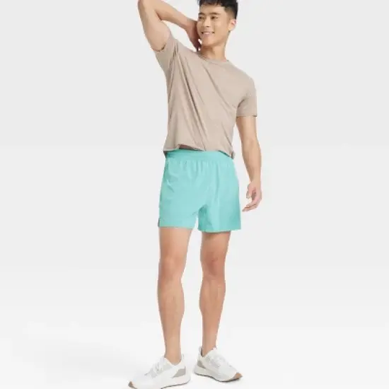 Men's Active Light Unlined Run Shorts 5" - All In Motion&trade; image {2}