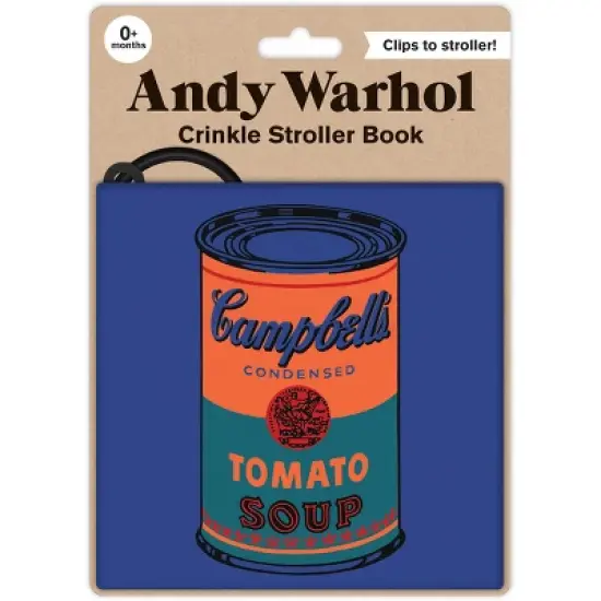 Andy Warhol Crinkle Fabric Stroller Book - by  Mudpuppy (Bath Book) image {1}