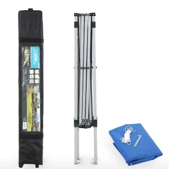 Outdoor Patio Pop-Up Canopy Tent with Wheeled Bag - Captiva Designs image {10}