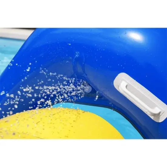 Bestway H2OGO! Giant Inflatable Outdoor Swimming Pool Water Slide with Built-In Sprinkler, Large Platform, and 4 Water Chambers for Stability image {3}