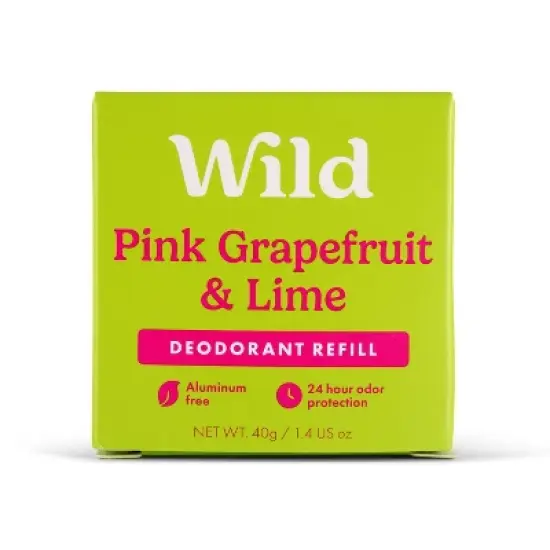 Wild Cosmetics Cream Deodorant - Grapefruit & Lime with Ombre Case - Aluminum-Free image {7}