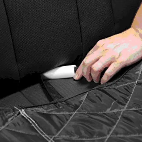 4Knines Front Seat Cover One Size Black image {6}