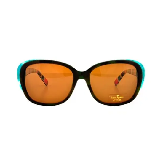 Kate Spade  X71P Womens Rectangle Polarized Sunglasses Olive 54mm image {1}