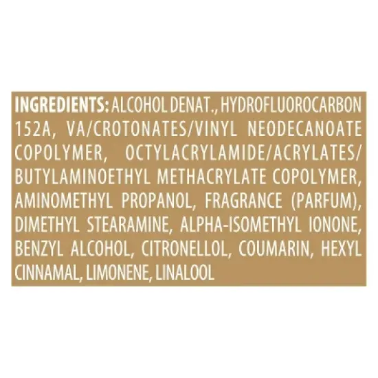 Tresemme A-List Collection Workable Hairspray, Golden Vanilla & Sandalwood Scent - 8.5oz image {8}