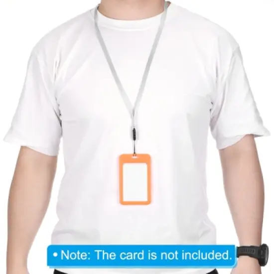 Unique Bargains Polyester Wear-resistant Name Tag Neck Lanyards with Hook 10 Pcs image {4}