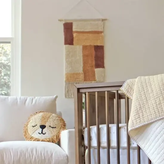 Crane Baby Handcrafted Cotton Wall Hanging - Kendi image {3}