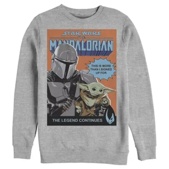 Men's Star Wars The Mandalorian The Legend Continues Sweatshirt image {3}