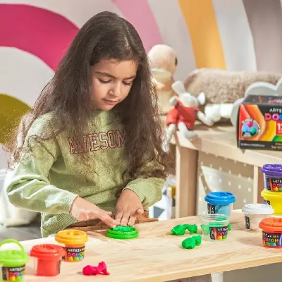 Arteza Kids Play Dough in tubs, Neon Colors - 12 Pack image {3}