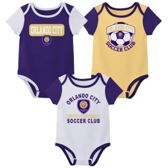 MLS Orlando City SC Infant Boys' 3pk Bodysuit image {4}
